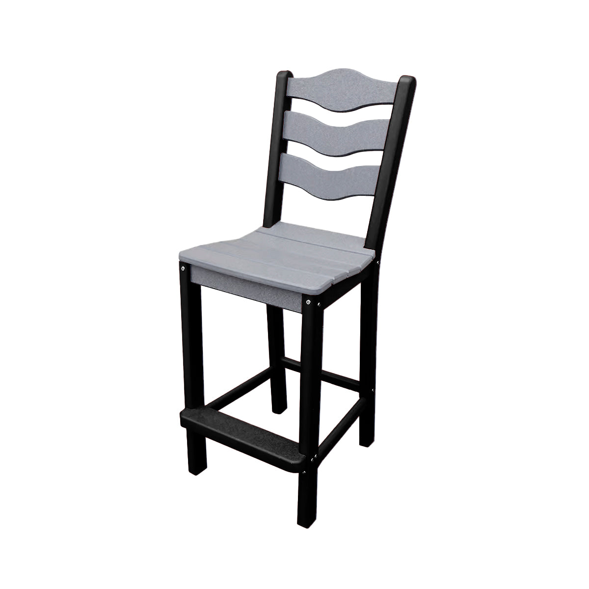 Traditional Bar Height Standard Armless Chair