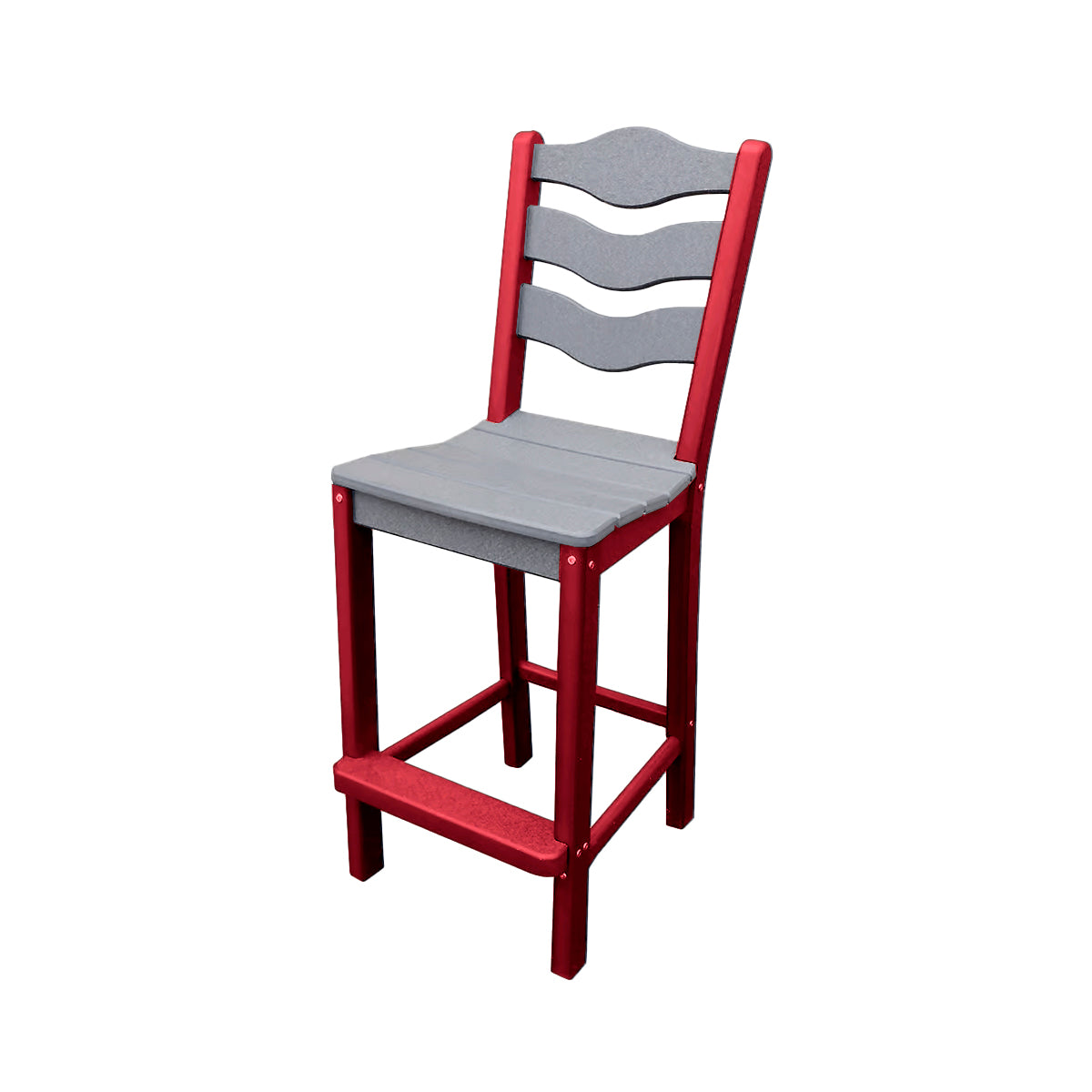 Traditional Bar Height Standard Armless Chair