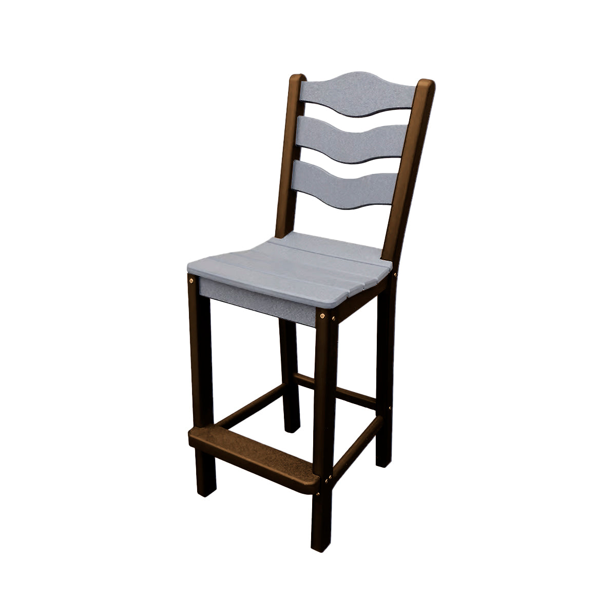 Traditional Bar Height Standard Armless Chair
