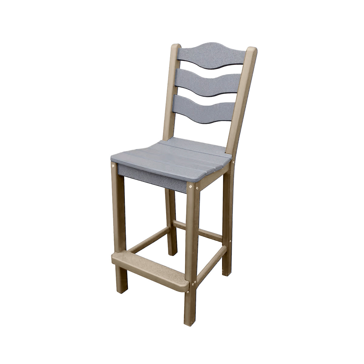 Traditional Bar Height Standard Armless Chair