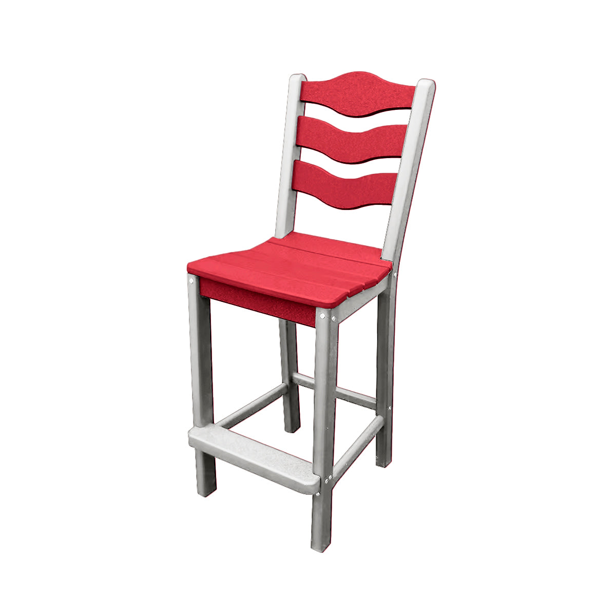 Traditional Bar Height Standard Armless Chair