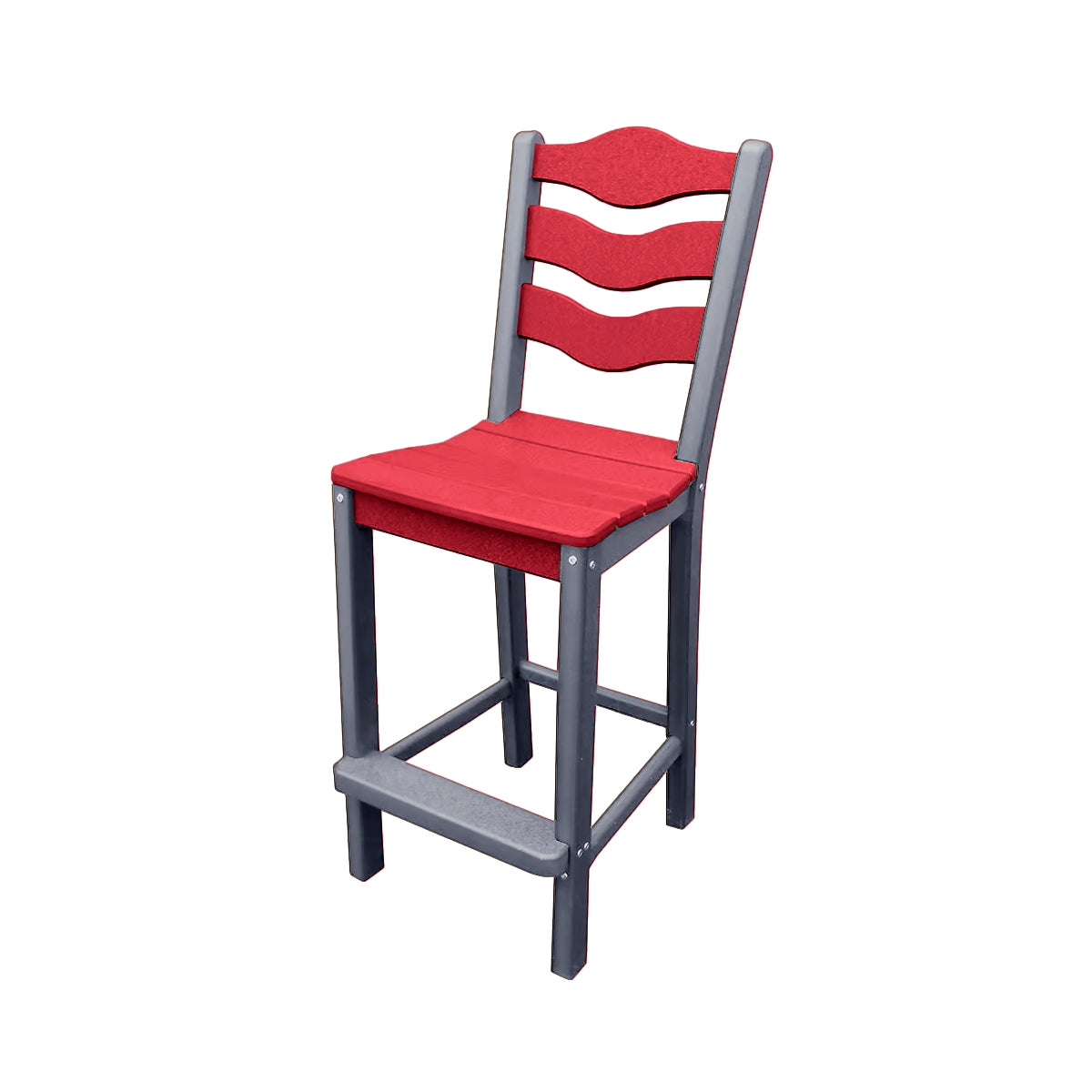 Traditional Bar Height Standard Armless Chair