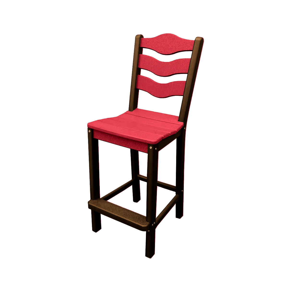 Traditional Bar Height Standard Armless Chair