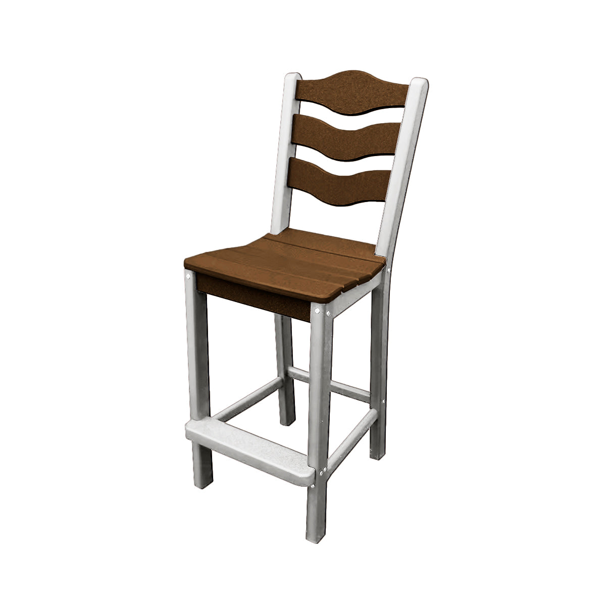 Traditional Bar Height Standard Armless Chair