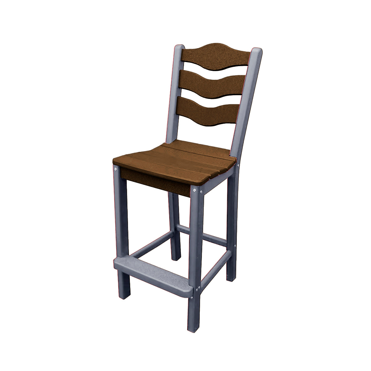 Traditional Bar Height Standard Armless Chair