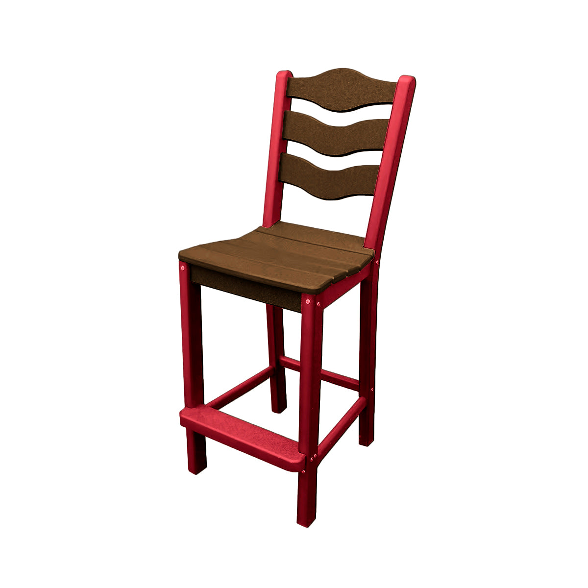 Traditional Bar Height Standard Armless Chair