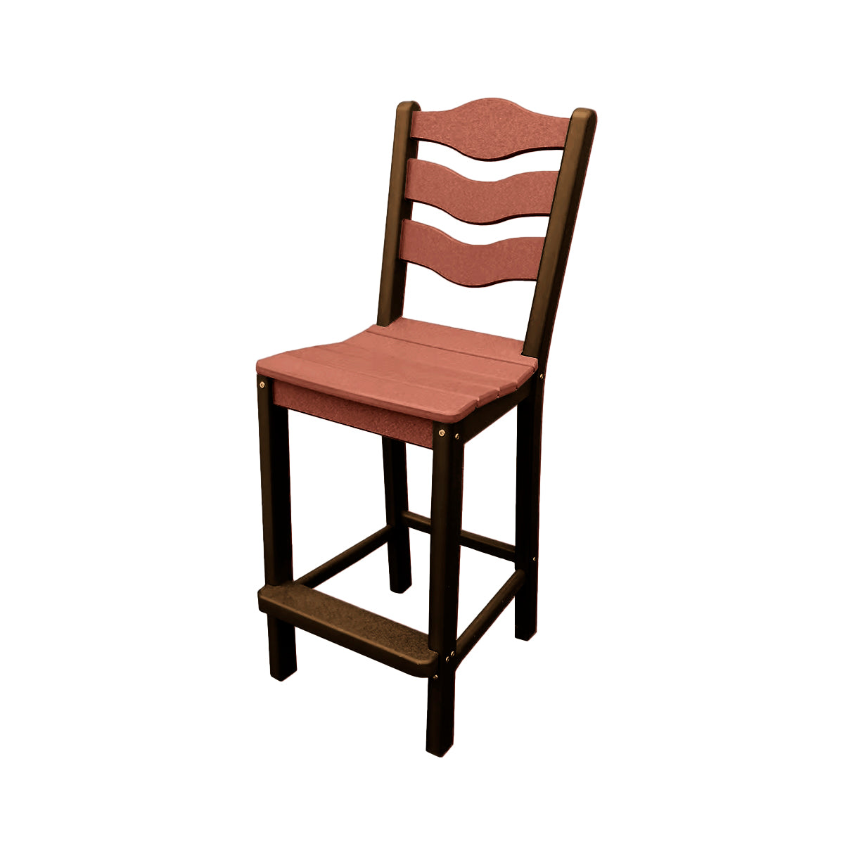 Traditional Bar Height Standard Armless Chair