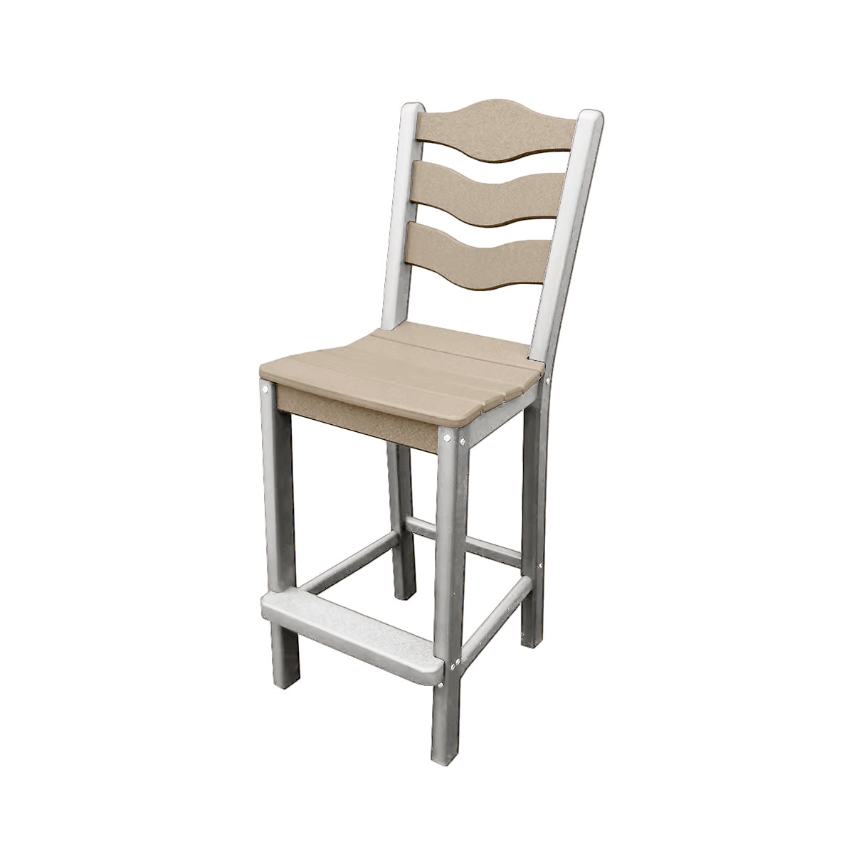 Traditional Bar Height Standard Armless Chair
