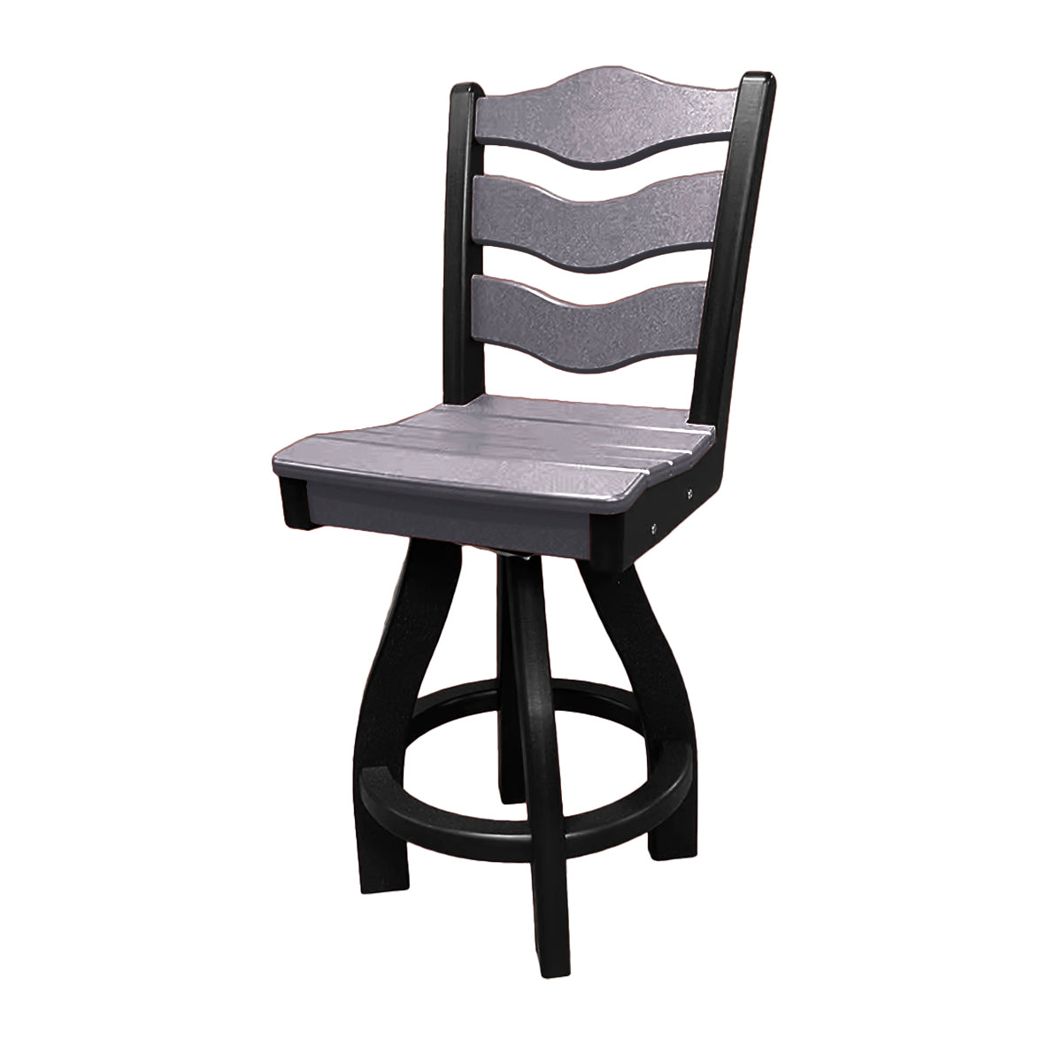 Traditional Counter Height Swivel Armless Chair