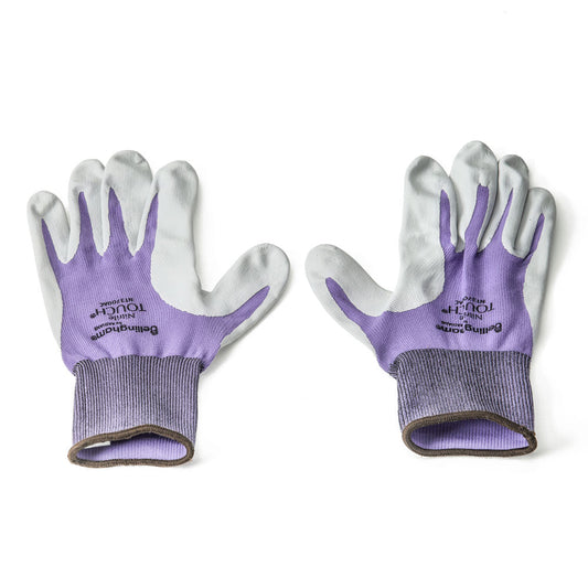 Nitrile Touch Gardening Gloves Assorted Color Size Medium - Birds Choice