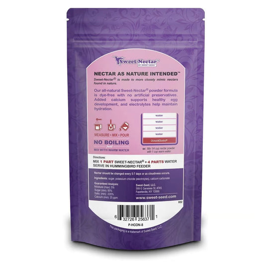 Hummingbird Nectar (8-oz), Instant Powder Concentrate - Case Pack of 12 - Birds Choice
