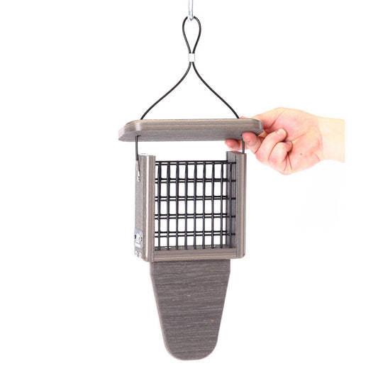 Modern Rustic Single Tail Prop Suet Feeder - Birds Choice