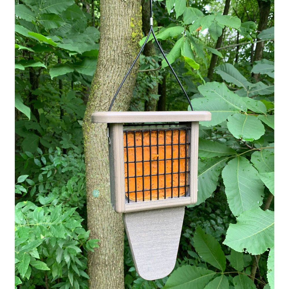 Modern Rustic Single Tail Prop Suet Feeder - Birds Choice
