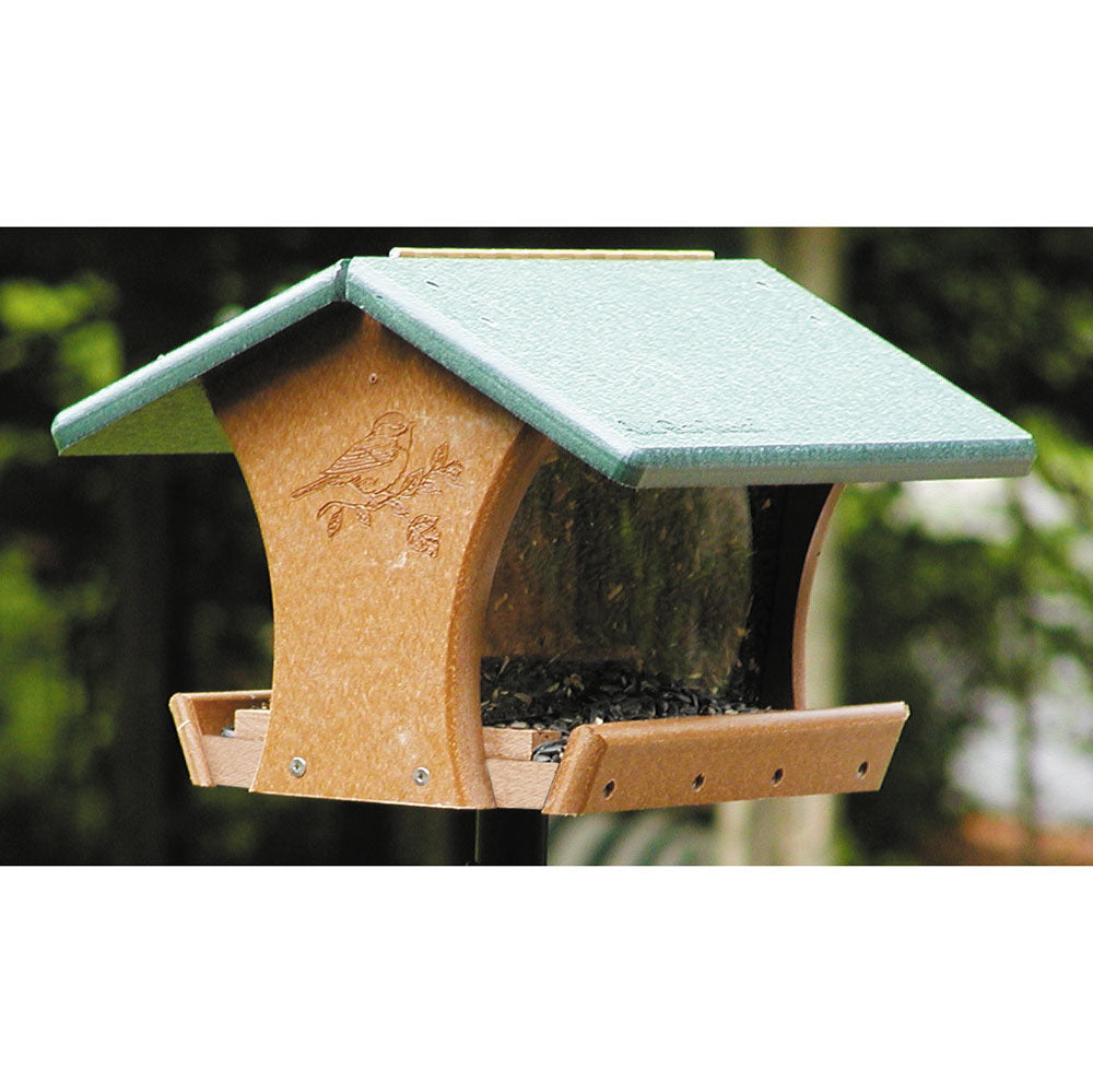 EcoTough Classic Hopper Feeder with Green Roof - Birds Choice