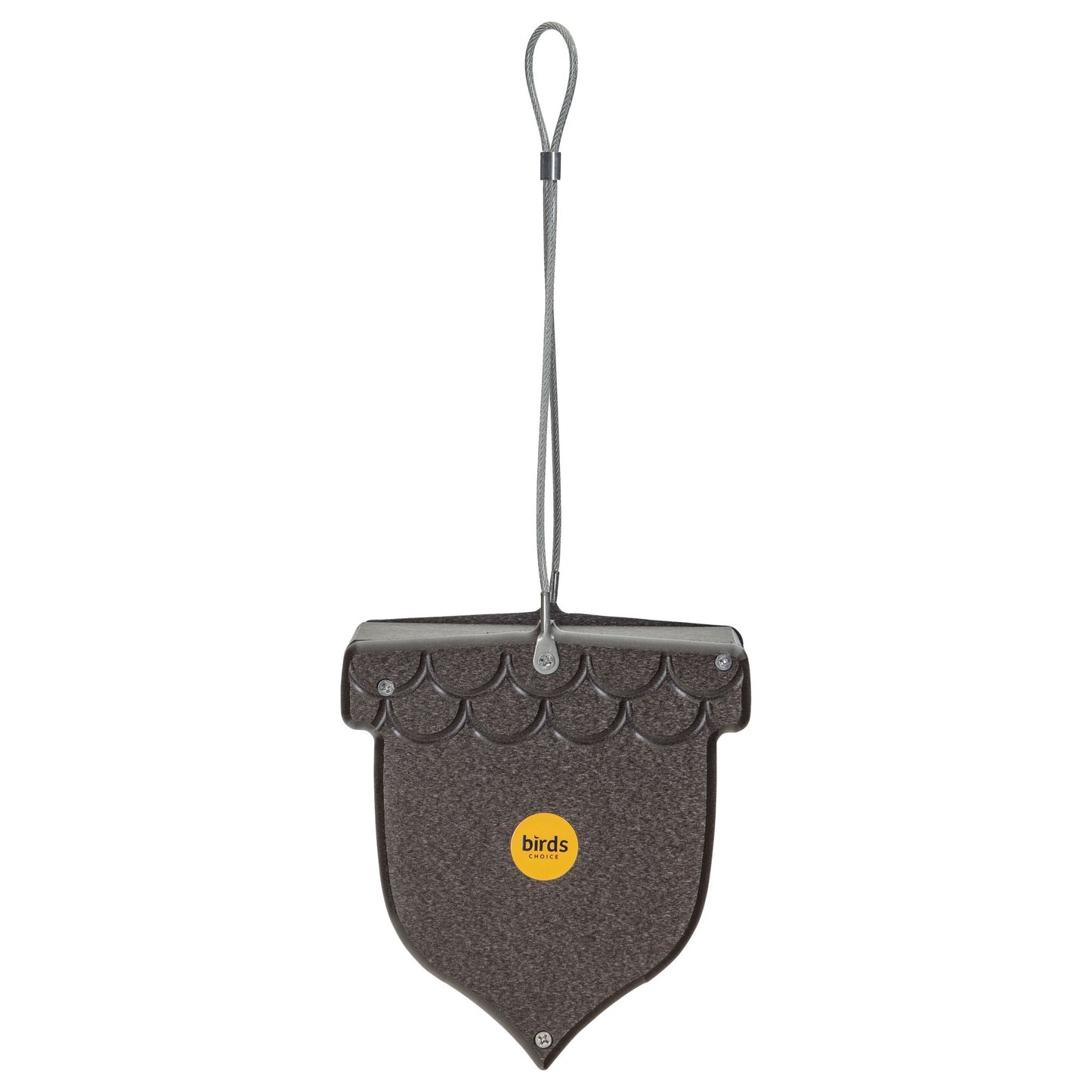 Shelled Peanut Bird Feeder in Brown Recycled Plastic