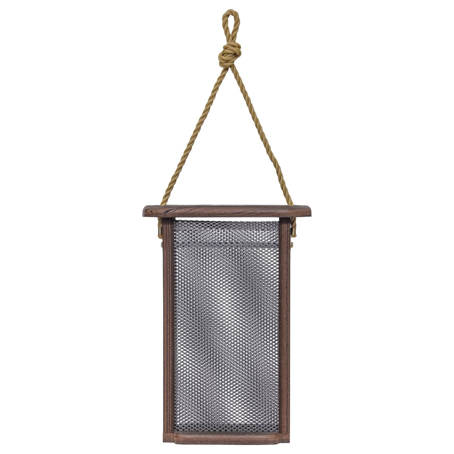 Tall Finch Feeder Spruce Creek Collection in Brazilian Walnut Recycled Plastic - Birds Choice