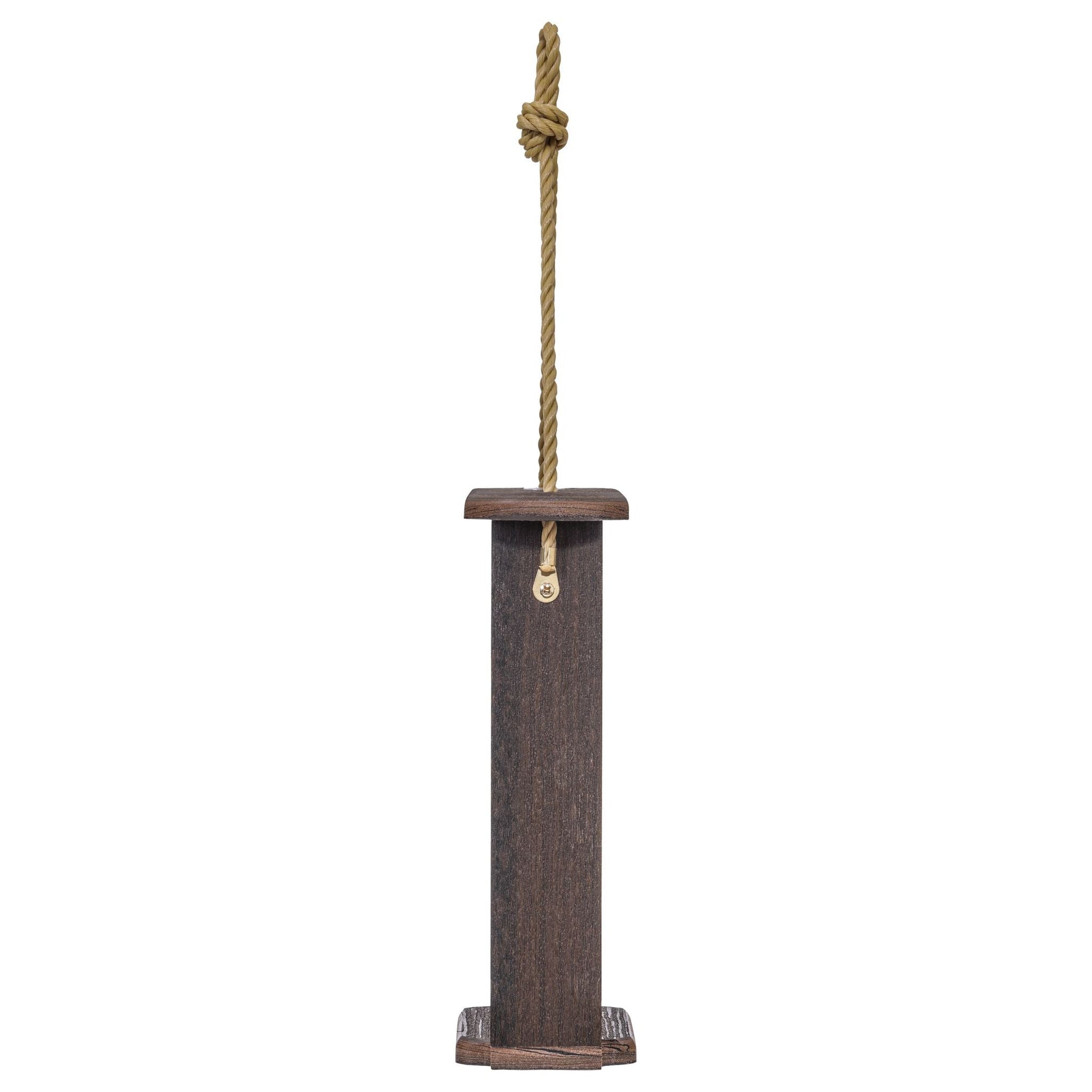 Tall Finch Feeder Spruce Creek Collection in Brazilian Walnut Recycled Plastic - Birds Choice