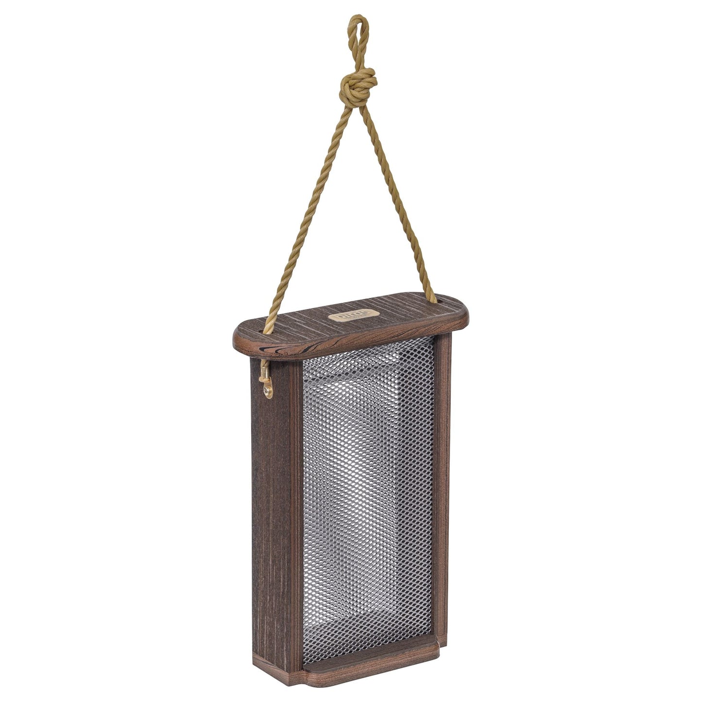 Tall Finch Feeder Spruce Creek Collection in Brazilian Walnut Recycled Plastic - Birds Choice