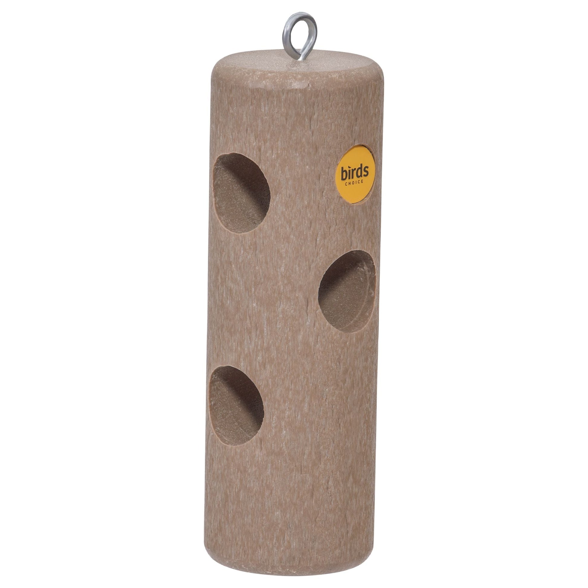 Suet Log Feeder in Tan Recycled Plastic - Birds Choice