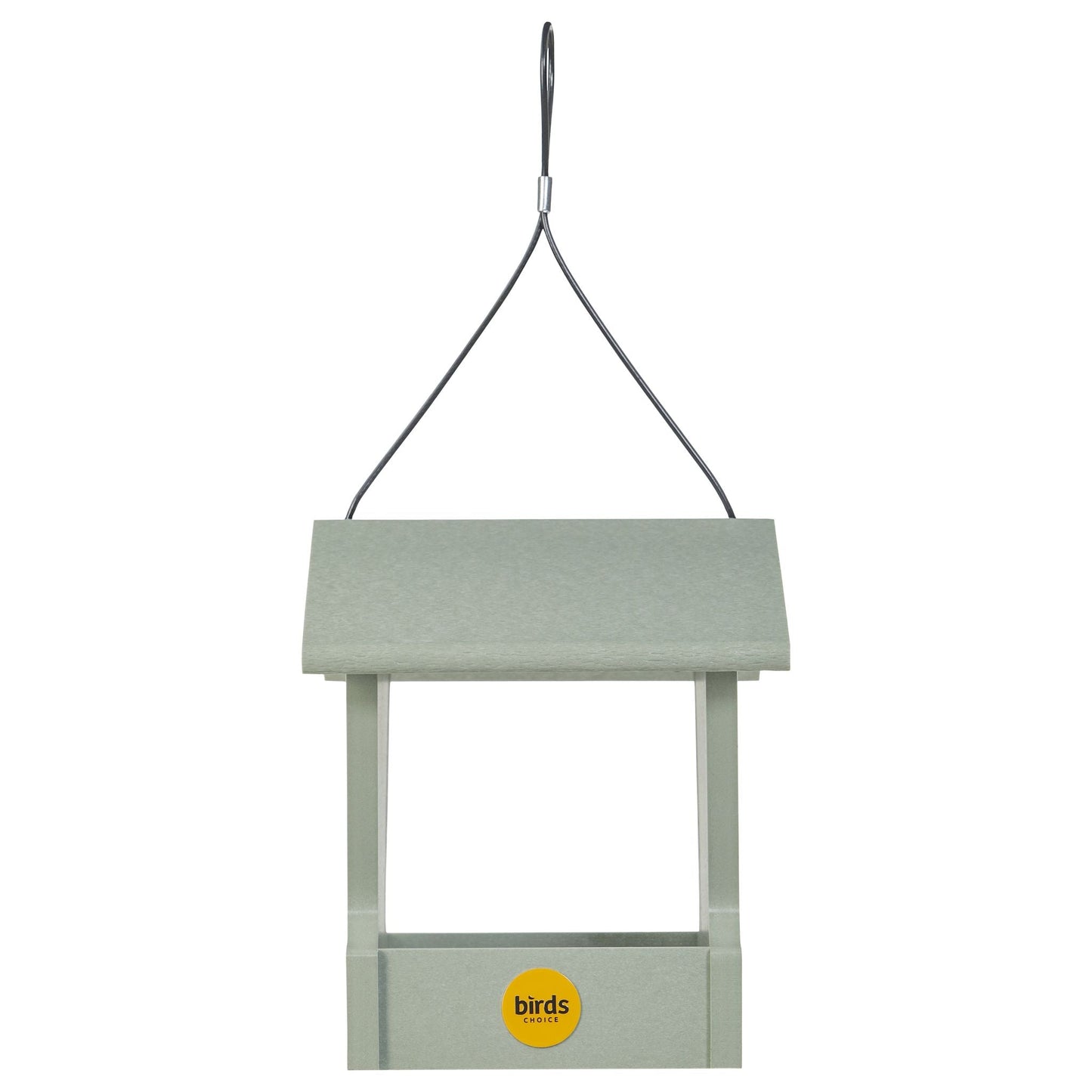 Small Hopper Feeder in Sage Green Recycled Plastic