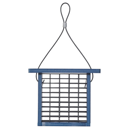 Recycled Plastic Suet Feeder in Blue