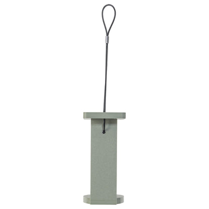 Recycled Plastic Suet Feeder in Sage Green