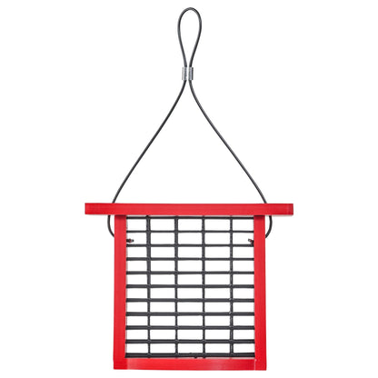 Recycled Plastic Suet Feeder in Red