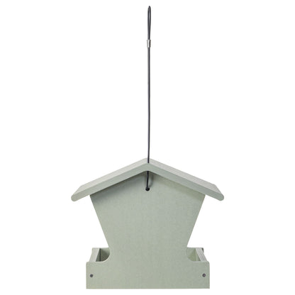 Medium Hopper Feeder in Sage Green Recycled Plastic