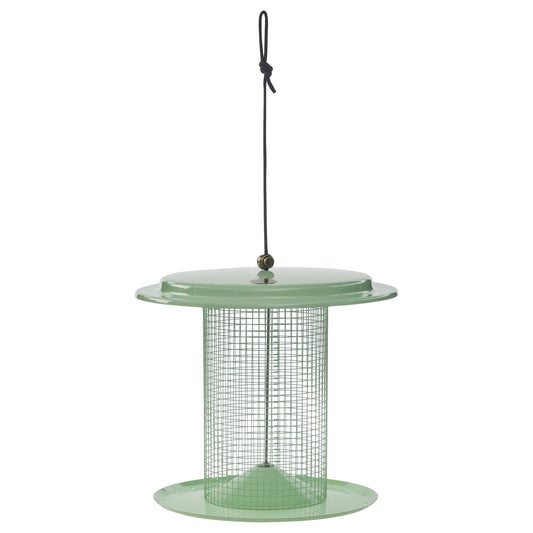 Modern Farmhouse Sunflower Seed Bird Feeder in Sage Green