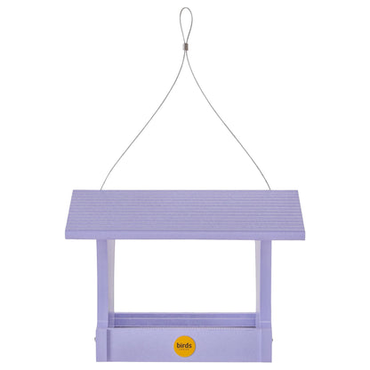 Medium Hopper Bird Feeder in Purple Recycled Plastic - Birds Choice