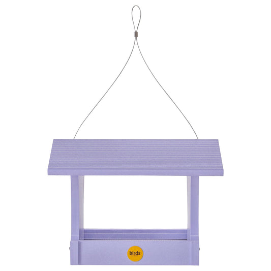 Medium Hopper Bird Feeder in Purple Recycled Plastic - Birds Choice