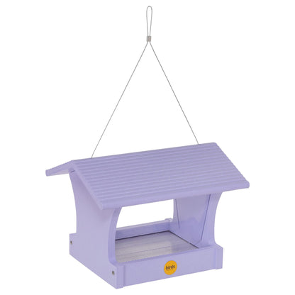 Medium Hopper Bird Feeder in Purple Recycled Plastic - Birds Choice