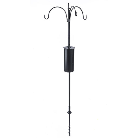 Erva 3 Arm Complete Bird Feeder Pole Set with Squirrel Baffle - Birds Choice