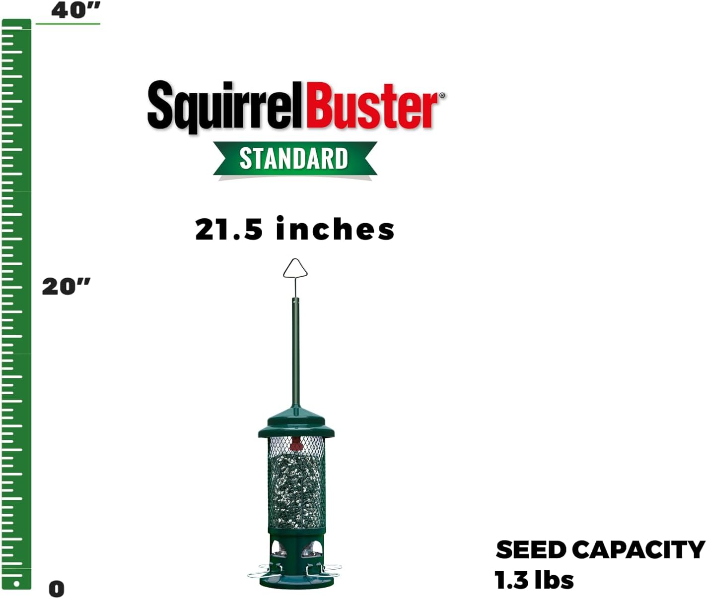 Brome Squirrel Buster Standard Squirrel-proof Bird Feeder