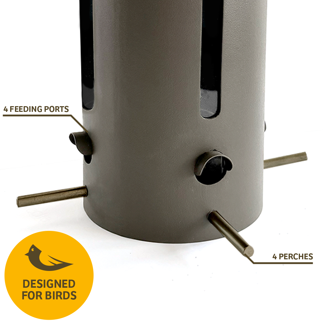 Bear Proof Bird Feeder in Brown