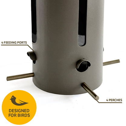 Bear Proof Bird Feeder in Brown