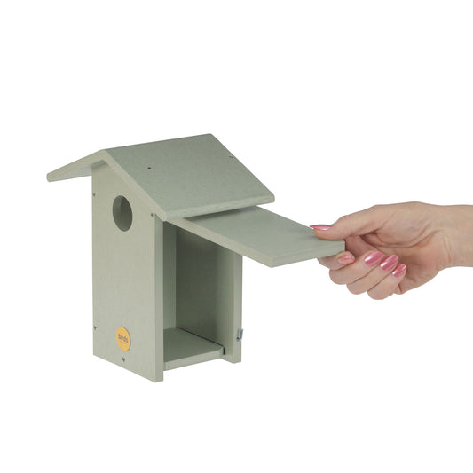 Bluebird House in Sage Recycled Plastic