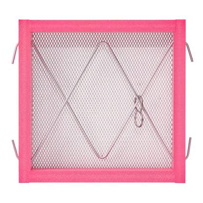 Small Hanging Tray Bird Feeder in Pink Recycled Plastic - Limited Edition