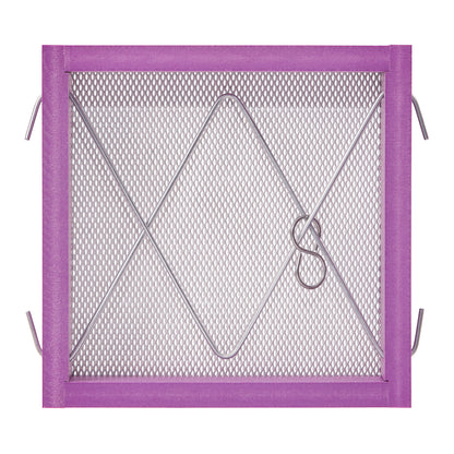 Small Hanging Tray Bird Feeder in Purple Recycled Plastic-Limited Edition