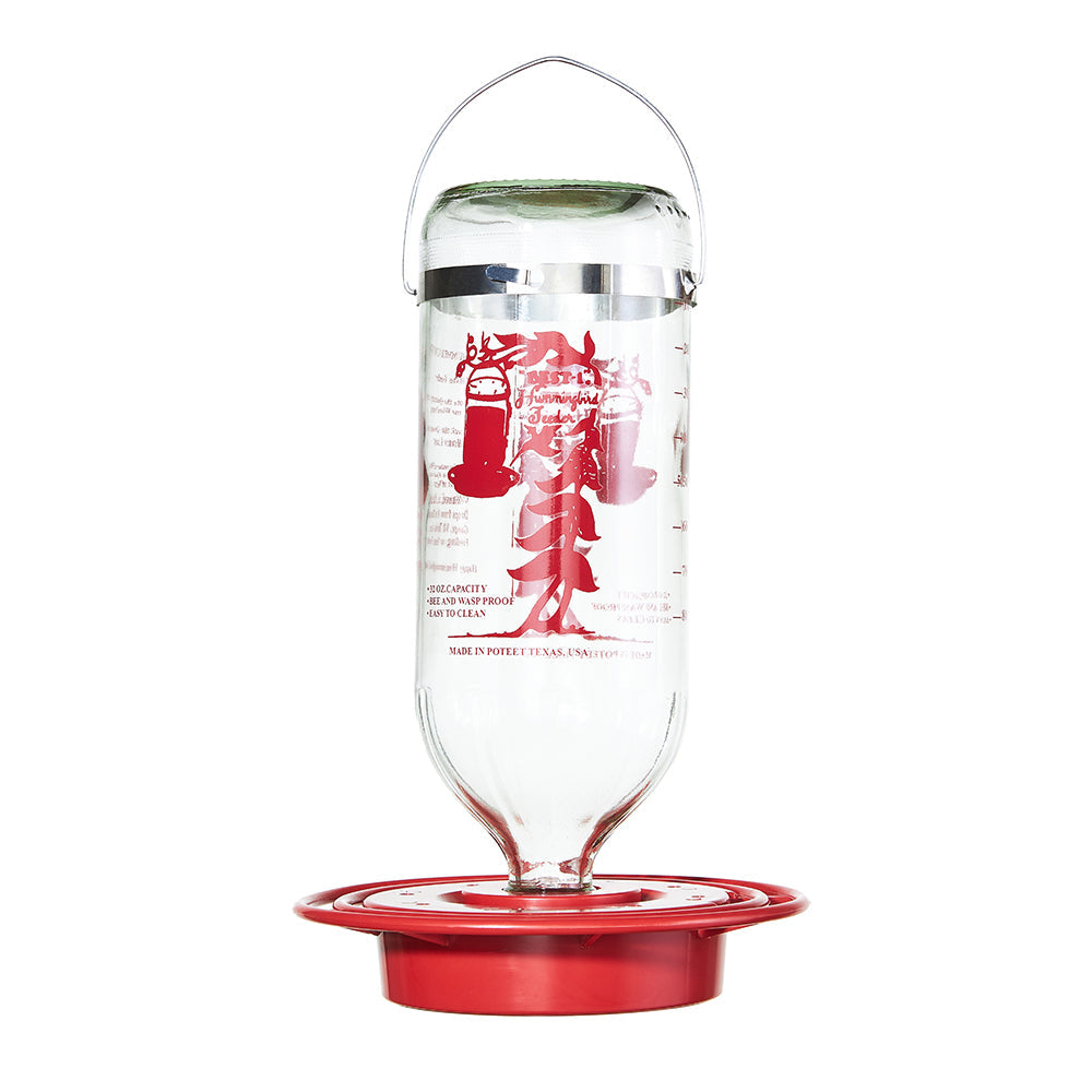 Best 1 Glass Hummingbird Feeder 32 oz. - Birds Choice