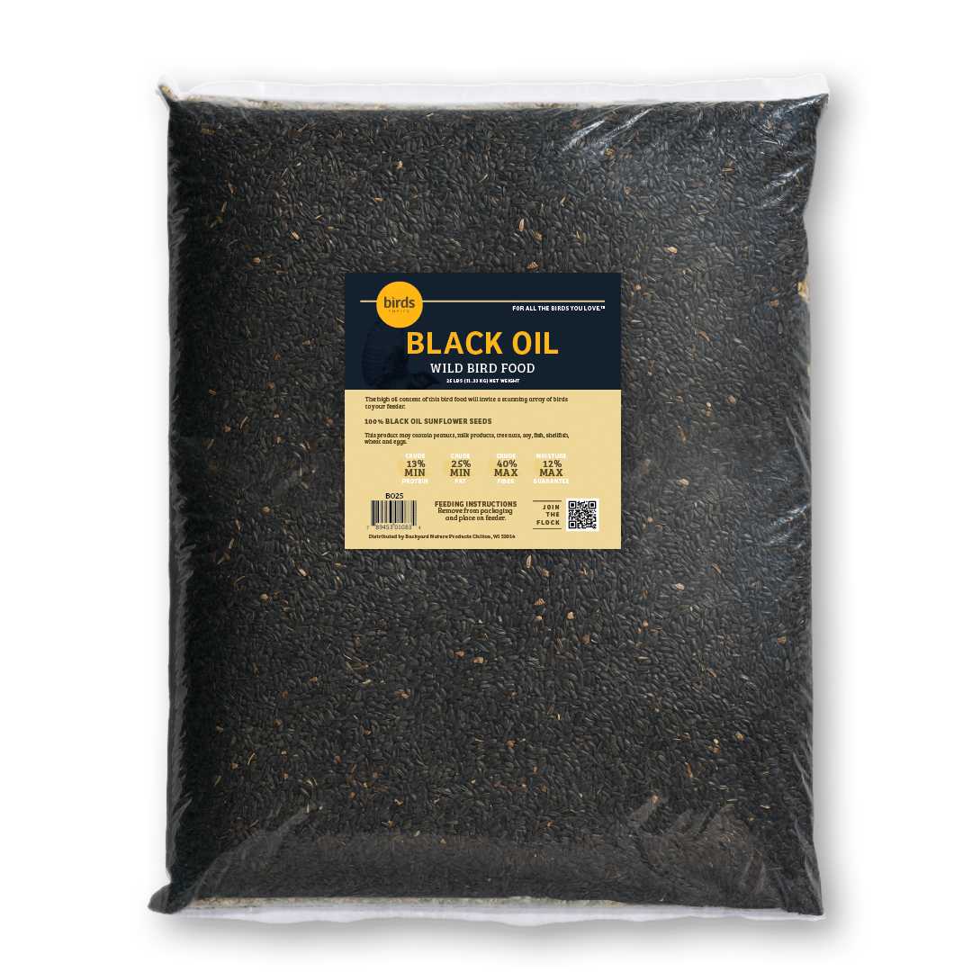 Black Oil Sunflower Wild Bird Food - 15 lbs.