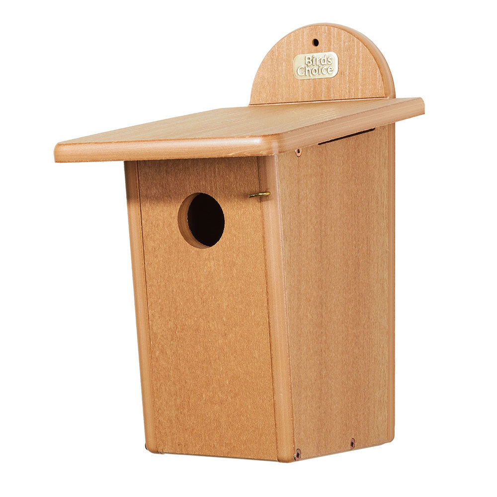 Bluebird House Spruce Creek Collection in Natural Teak Recycled Plastic - Birds Choice