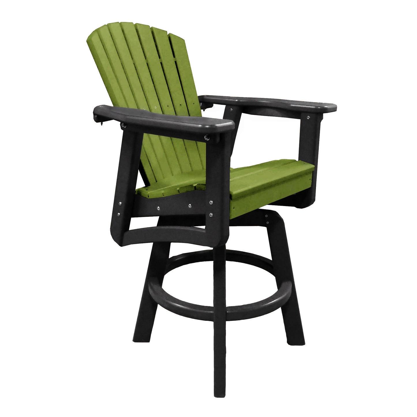 Classic Swivel Bar Height Arm Chair