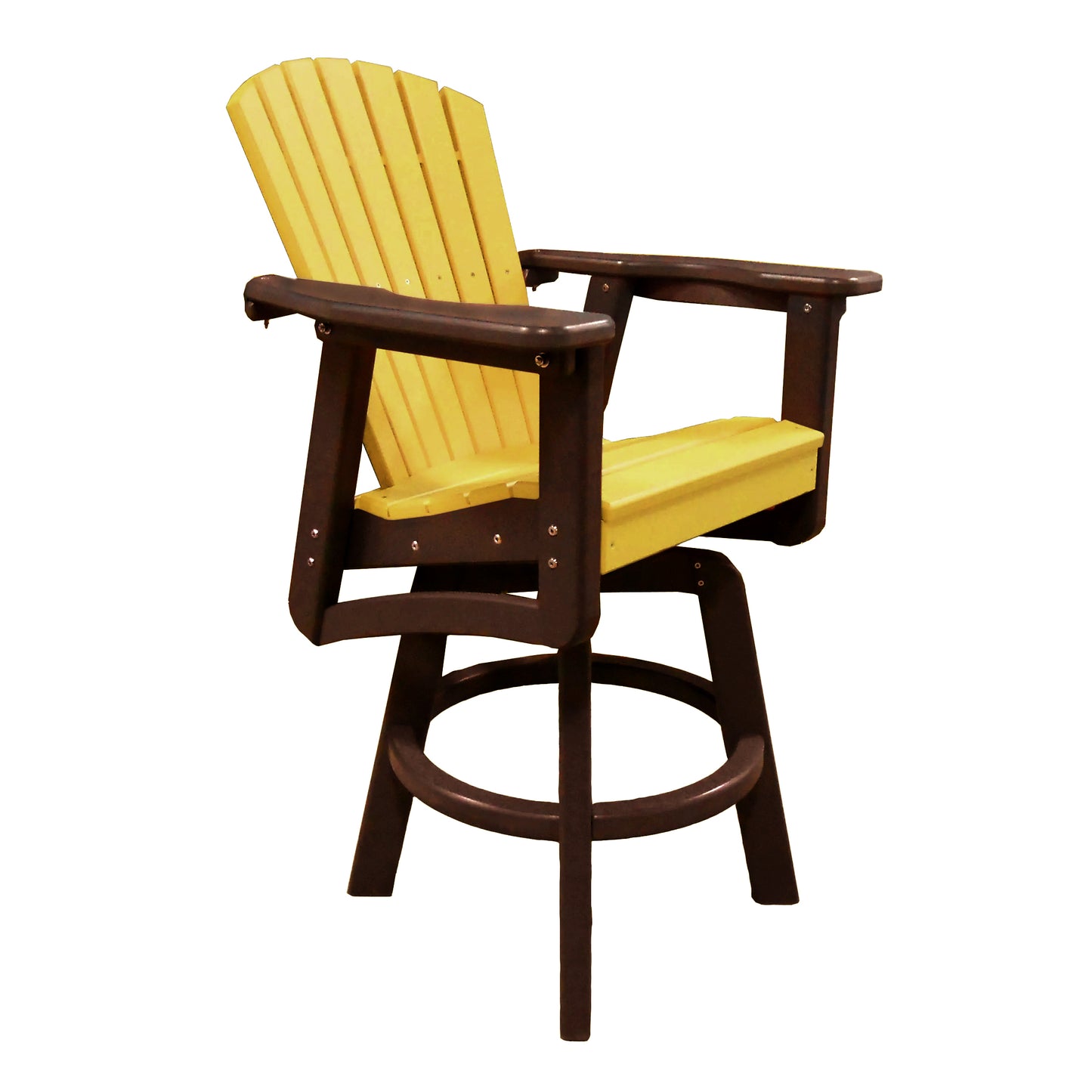 Classic Swivel Bar Height Arm Chair