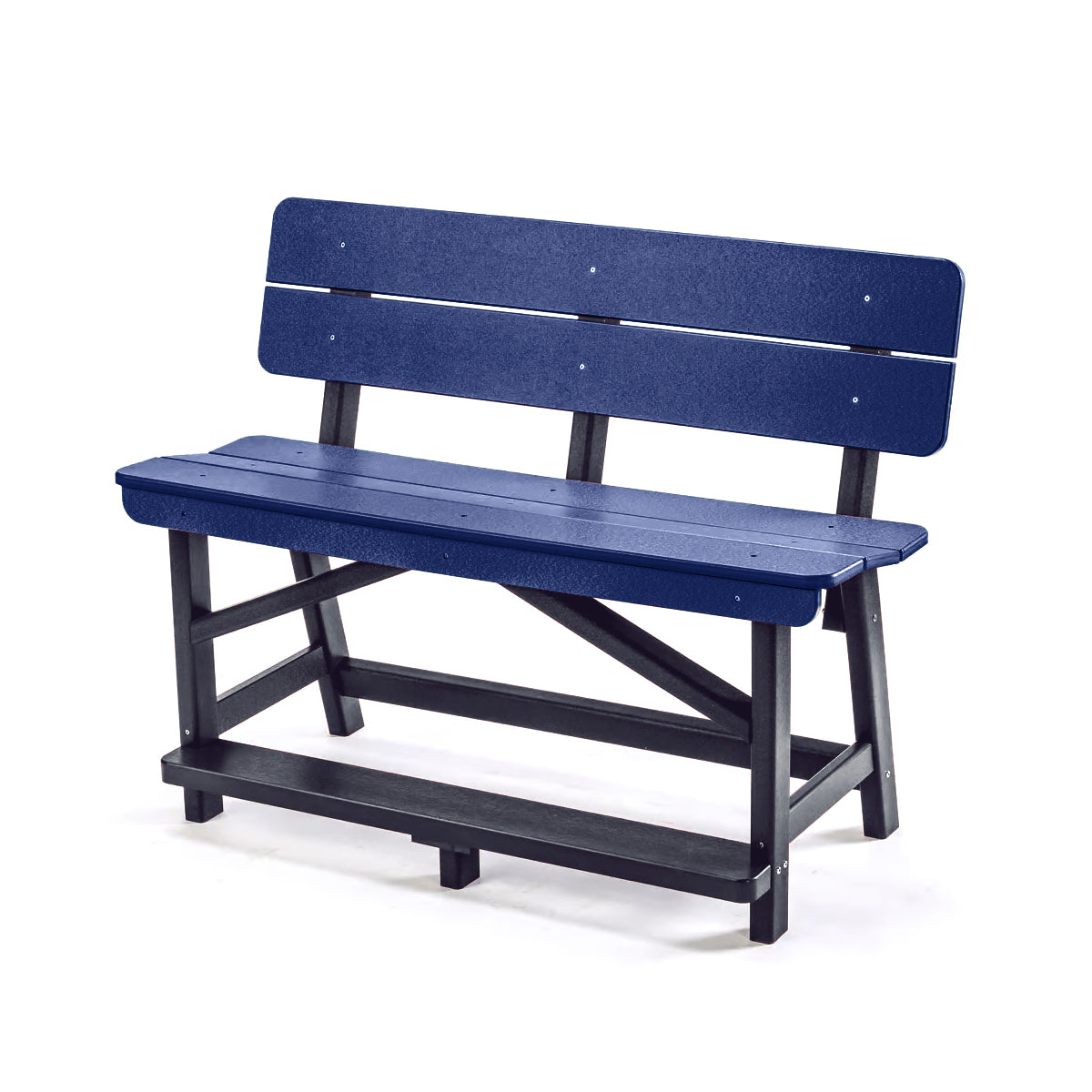 Classic Standard Counter Height Bench with Back