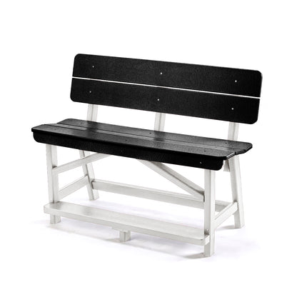 Classic Standard Counter Height Bench with Back