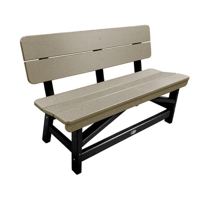 Classic Standard Dining Bench with Back