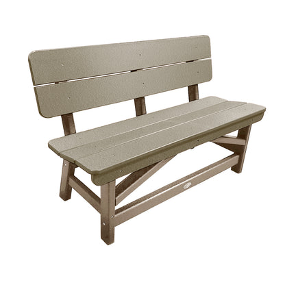 Classic Standard Dining Bench with Back