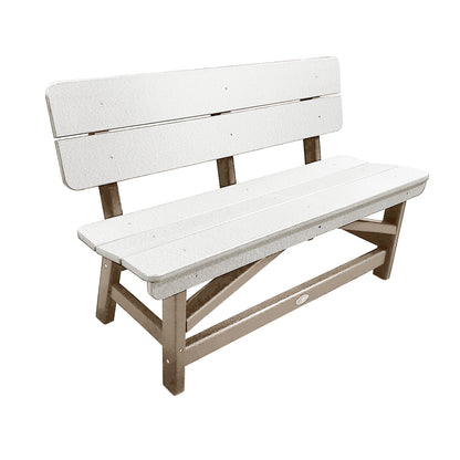 Classic Standard Dining Bench with Back