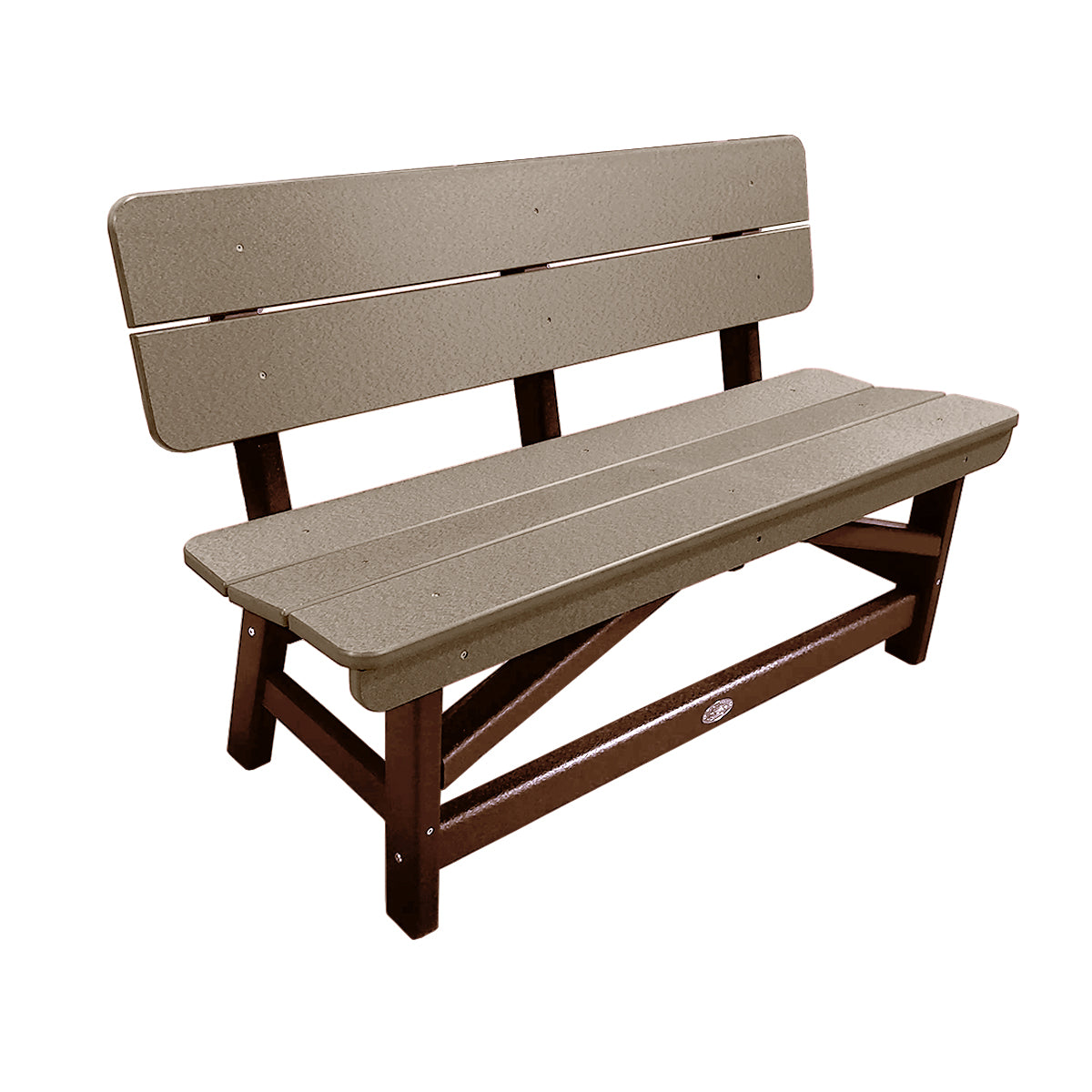 Classic Standard Dining Bench with Back